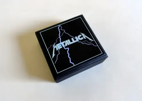Porta copos Metallica