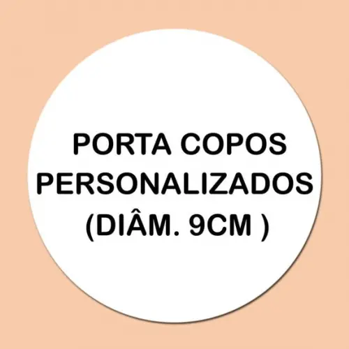 Porta Copos Personalizados Kit com 300 Pçs