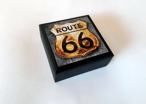 Porta Copos Route 66 001