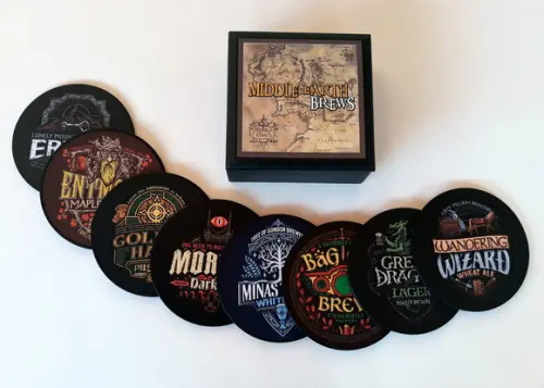 Porta Copos Senhor dos Anéis Cervejas da Terra Média