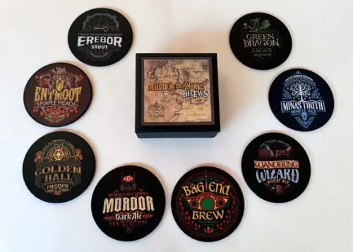 Porta Copos Senhor dos Anéis Cervejas da Terra Média