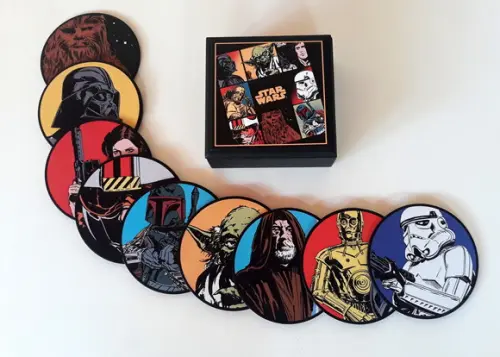 Porta Copos Star Wars Desenho (redondo)