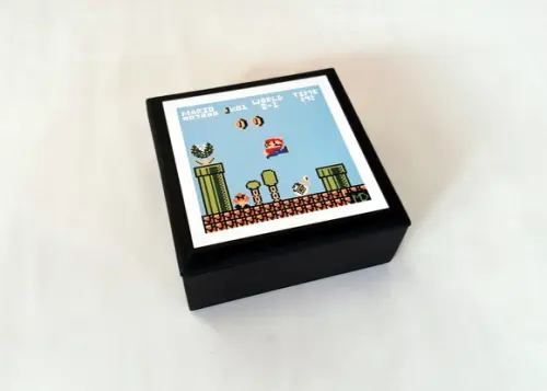 Porta Copos Super Mario Pixel
