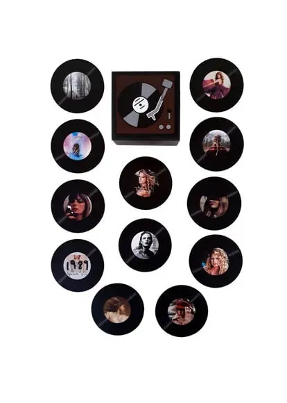 Porta Copos Vinil Single Taylor Swift Capas