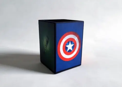 Porta Lápis Heróis Símbolos Minimalista
