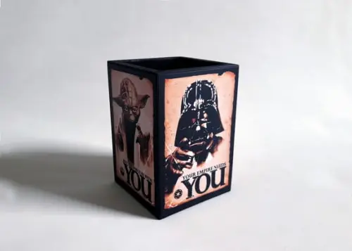 Porta Lápis Star Wars Vader e Yoda