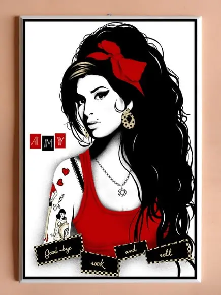 Quadro Amy Winehouse