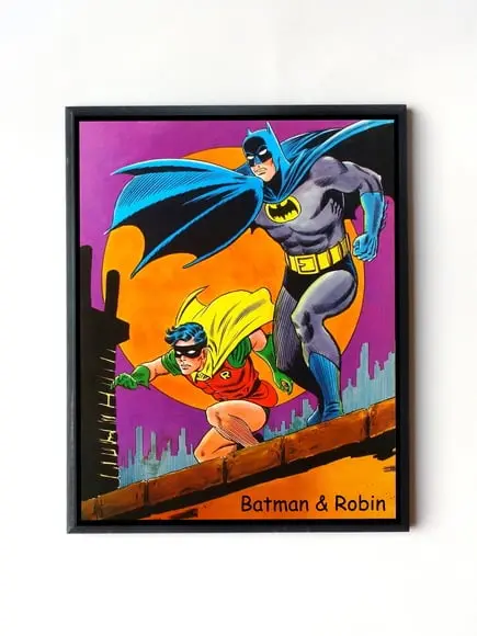 Quadro Batman e Robin