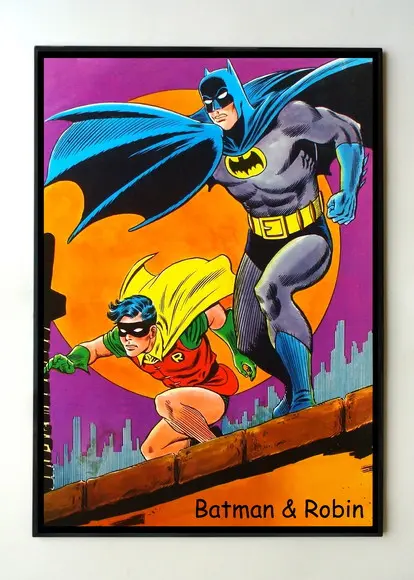 Quadro Batman e Robin