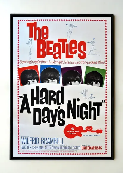 Quadro Beatle s A Hard Days Night