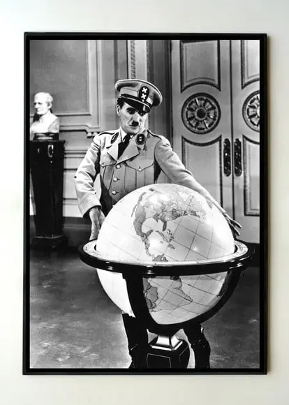 Quadro Chaplin O Grande Ditador