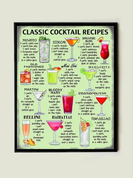 Quadro Classic Cocktail Recipes