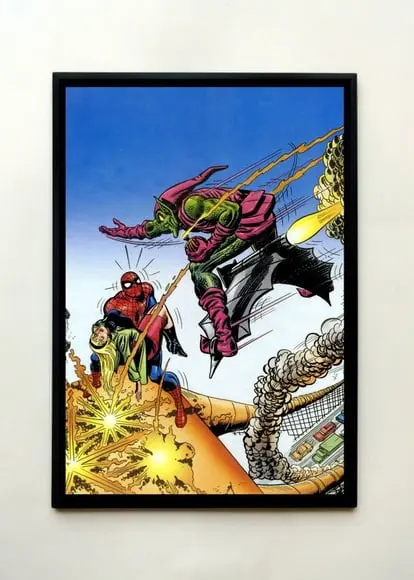 Quadro Homem Aranha x Duende Verde 02