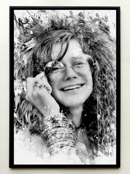 Quadro Janis Joplin PB