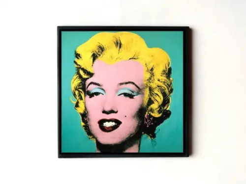 Quadro Marilyn Monroe Pop Art (Verde)
