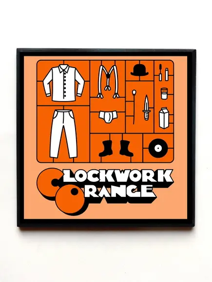 Quadro Laranja Mecânica ( Partes)