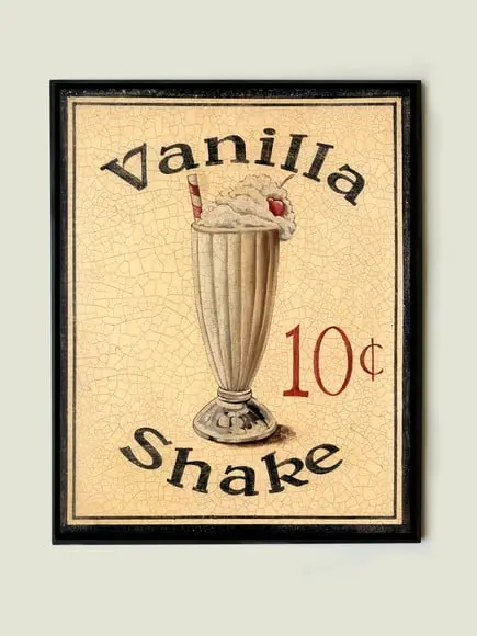 Quadro Milk Shake Vintage