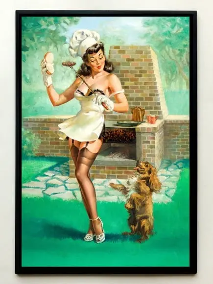 Quadro Pinup (Churrasco)