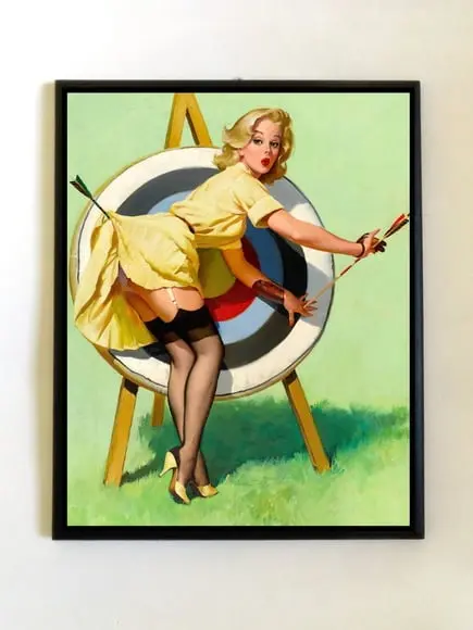 Quadro Pinup (Alvo)