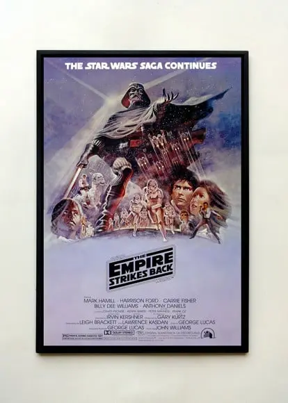 Quadro Star Wars O Império Contra Ataca Mod. 02