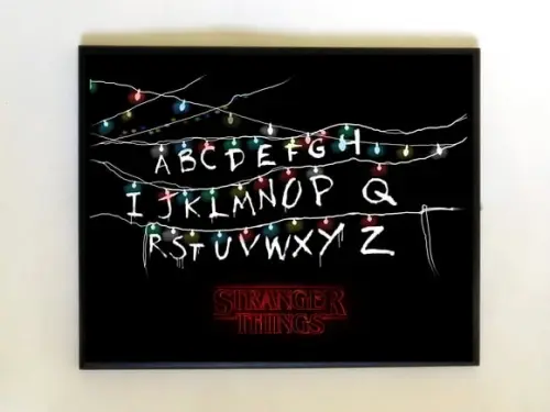 Quadro Stranger things (Luzes)