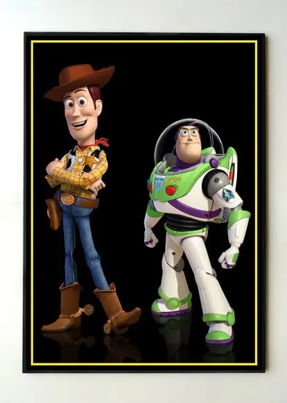 Quadro Toy Story Woody e Buzz