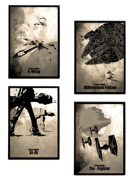 Quadros Star Wars (naves)