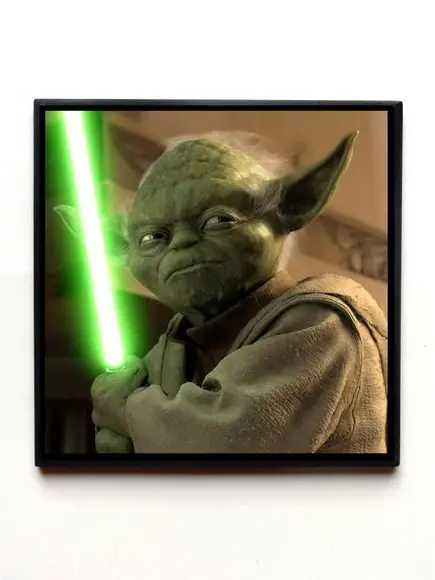 Quadro Yoda Lightsaber