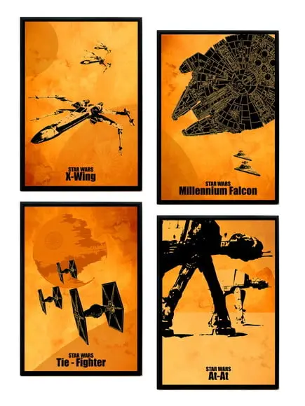 Quadros Star Wars Naves