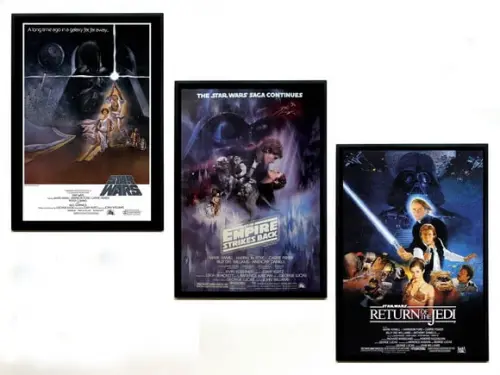 Quadros Star Wars Trilogia Clássica