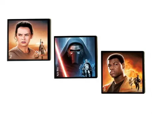 Trio de quadros Star wars (Episódio 7)
