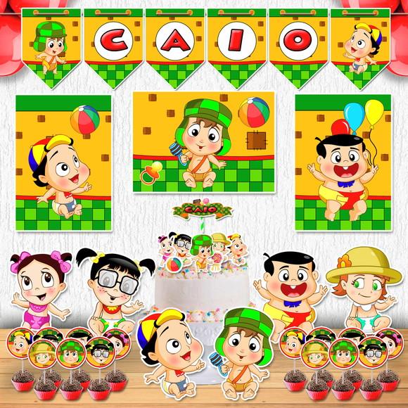 Festa Chaves Baby Kit Festa em Casa Decoração