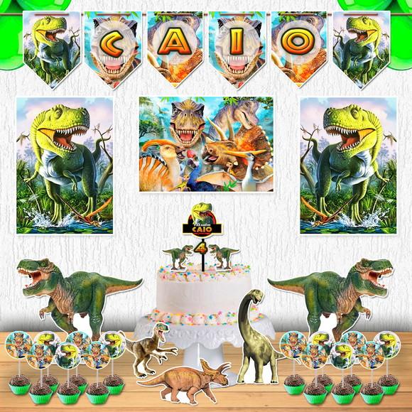Festa Dinossauro Festa em Casa Decoração Kit