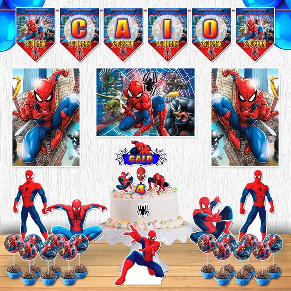 Festa Homem Aranha Festa em Casa Decoração
