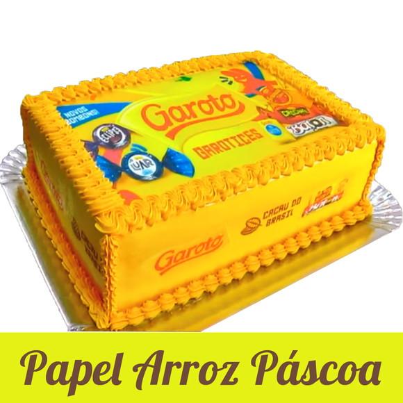 Kit 2 Papel arroz Caixa de Bombom + 8 Faixas Lateral