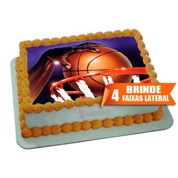 Papel arroz Basquete + Brinde Faixas Laterais