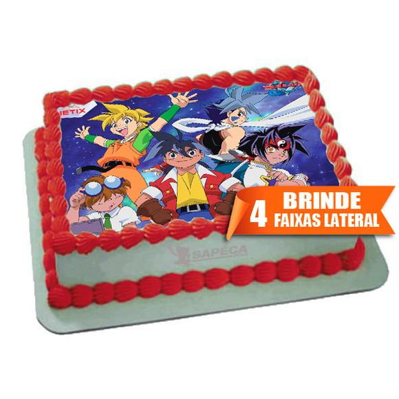 Papel arroz BeyBlade + Brinde