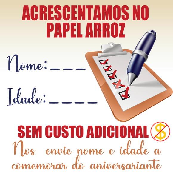 Papel Arroz Biblia Aberta para Bolo 30x40cm + Brinde Faixas