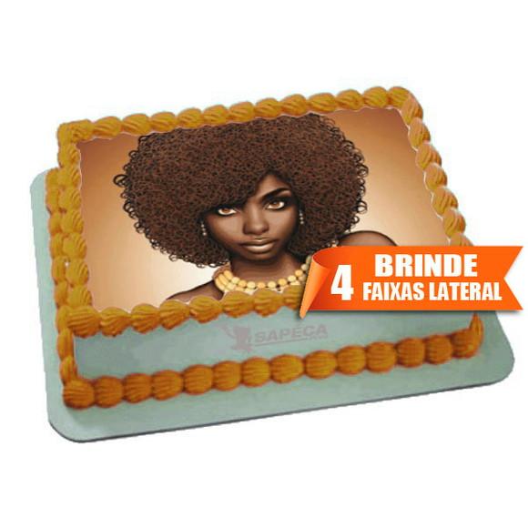 Papel arroz Black Power Mulher + Brinde