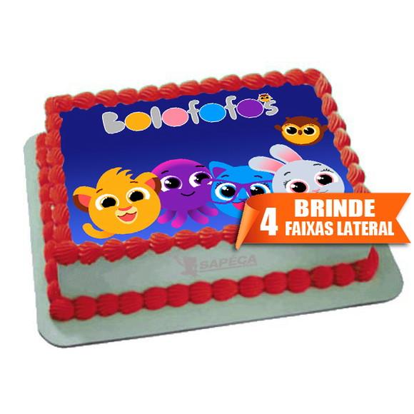 Papel arroz Bolofofos para Bolos + Brinde Faixas Laterais