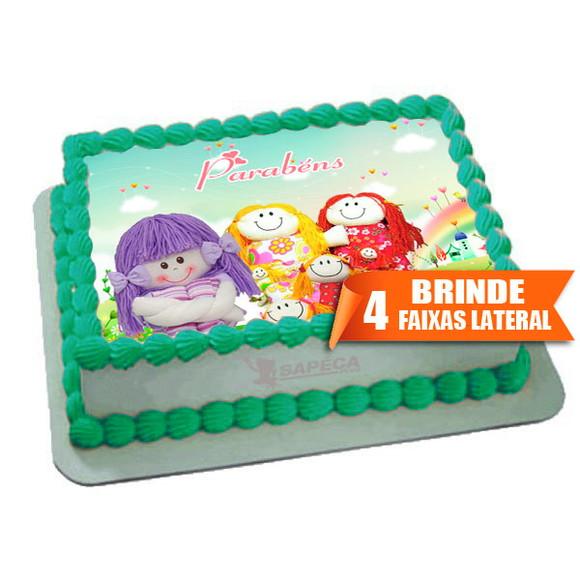 Papel arroz Boneca Baby Alive + Brinde Faixas Laterais