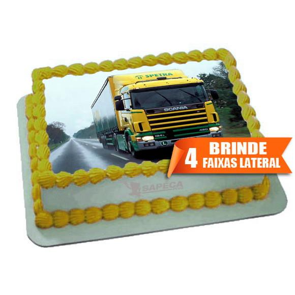 Papel arroz Caminhão + Brinde Faixas Laterais