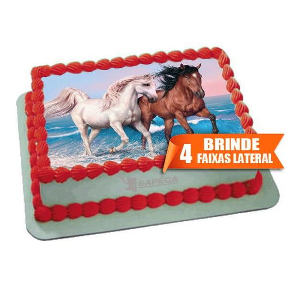 Papel arroz Cavalo Fazenda + Brinde Faixas Laterais