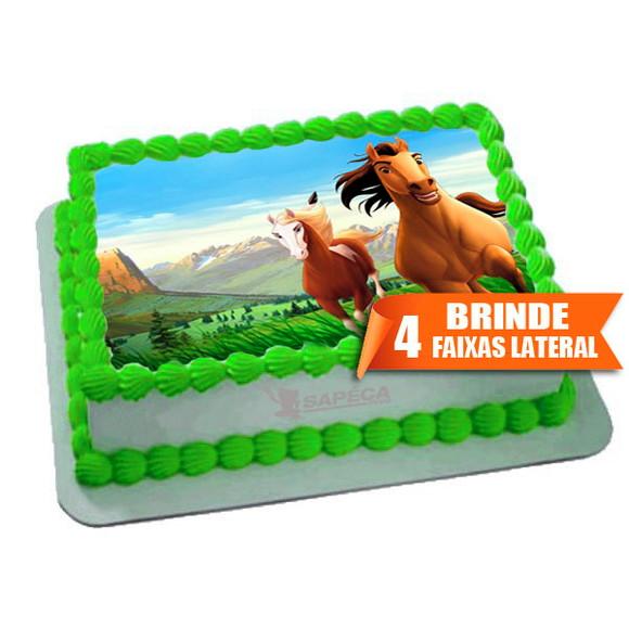 Papel Arroz Cavalos + Brinde Faixas Laterais