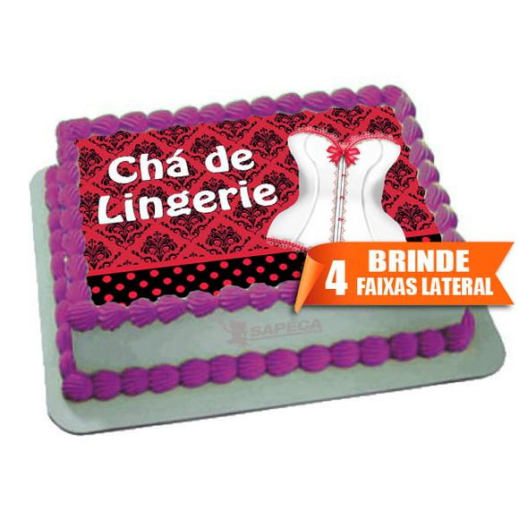 Papel arroz Chá de Lingerie + Brinde Faixas Laterais