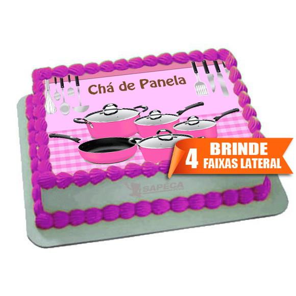 Papel arroz Chá de Panela + Brinde Faixas Laterais