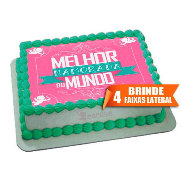 Papel arroz Dia Dos Namorados + Brinde Faixas Laterais