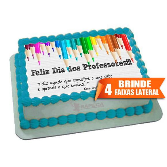 Papel arroz Dia dos Professores + Brinde Faixas Laterais