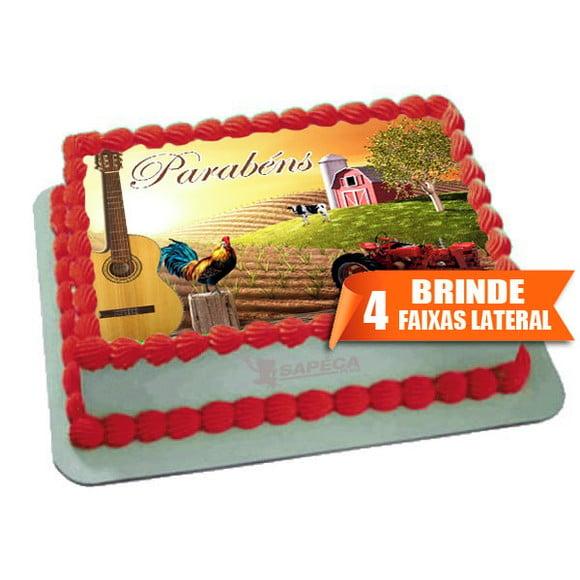Papel arroz Fazenda + Brinde Faixas Laterais