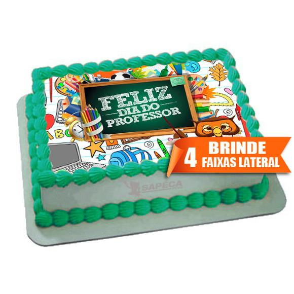 Papel arroz Feliz Dia dos Professores + Brinde Faixas